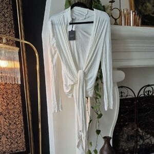 rudsak White Wrap Top